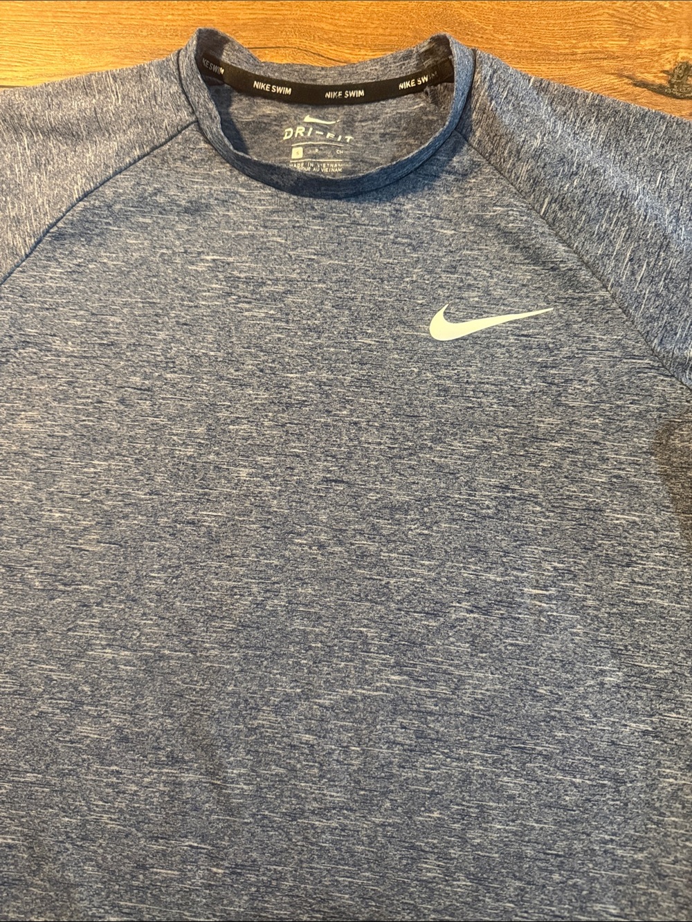 Nike Men's Blue Dri-FIT SWIM Tee - Picture 3 of 3